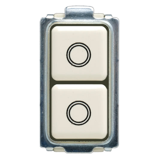 DOPPIO PULSANTE NON INTERBLOCCATO 2022- 10 pezzi  - FEB