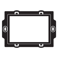 SUPPORTO MODELLO 'PL' PER SERIE PLAIN 3 moduli  - FEB