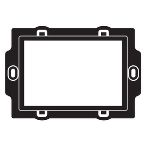 SUPPORTO MODELLO 'PL' PER SERIE PLAIN 3 moduli  - FEB