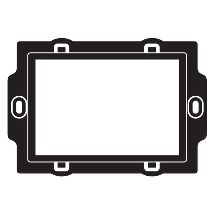 SUPPORTO MODELLO 'PL' PER SERIE PLAIN 3 moduli  - FEB