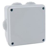 SCATOLA DA PARETE mm  100 x 100 x 50 - 6 entrate- 6 pezzi