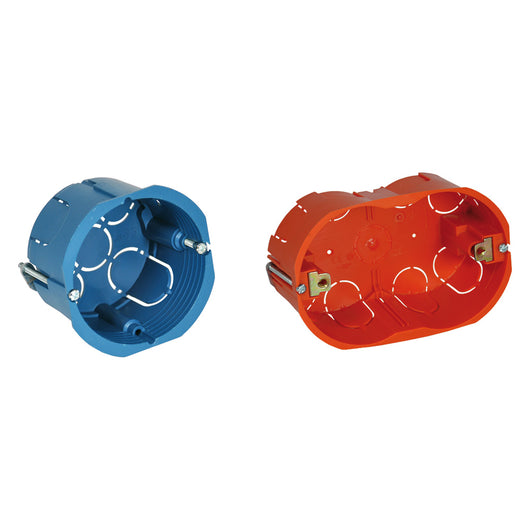 SCATOLA AD INCASSO PER PARETE IN CARTONGESSO mm 110 x 65 x 45 - 3 posti- 12 pezzi