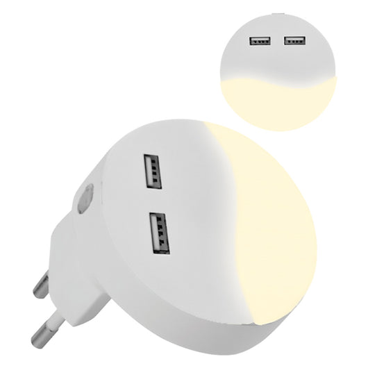 LUCE SPIA NOTTURNA A LED SMD 0,4 watt - colore bianco  - VTAC