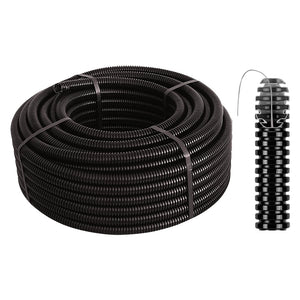 TUBO CORRUGATO PIEGHEVOLE CON TIRAFILO Ã¸ 20 - mt. 25