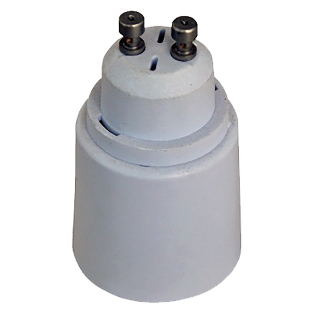 ADATTATORE PORTALAMPADA da spina GU10 a presa E27- 10 pezzi  - MELCHIONI