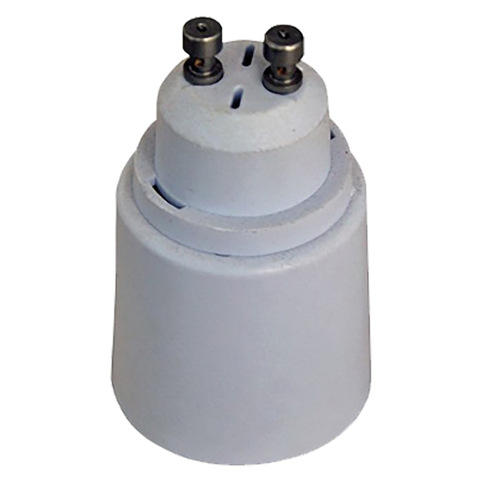 ADATTATORE PORTALAMPADA da spina GU10 a presa E27- 10 pezzi  - MELCHIONI