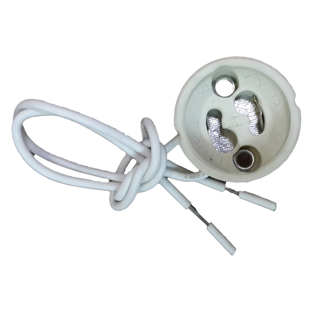 PORTALAMPADA A SOSPENSIONE IN CERAMICA attacco GU 10 - cf. 100 pezzi  - VTAC