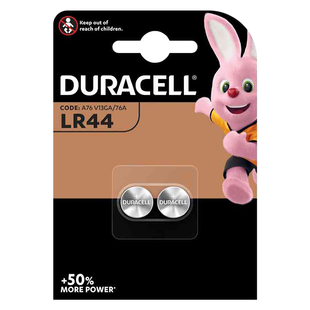 PILA A BOTTONE 'LR44' Pz 2- 1,5 V- 10 blister  - DURACELL