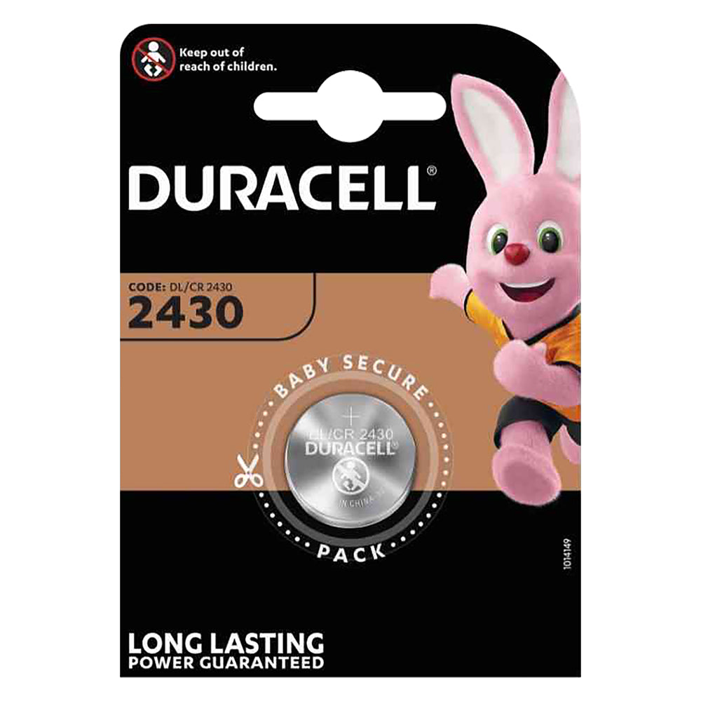 PILA A BOTTONE '2430' Pz 1- 3 V- 10 blister  - DURACELL