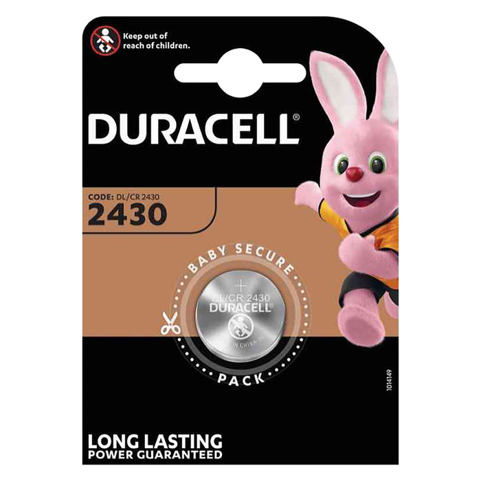 PILA A BOTTONE '2430' Pz 1- 3 V- 10 blister  - DURACELL