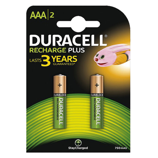 PILA MINISTILO RICARICABILE Pz 2 - Recharge Plus 750Mha  - DURACELL