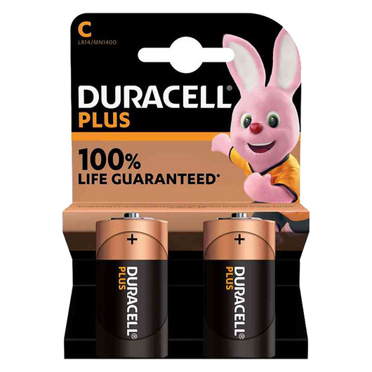 PILA MEZZA TORCIA 'MN 1400' Pz 2 - 1,5 V - C (Plus)- 10 blister  - DURACELL