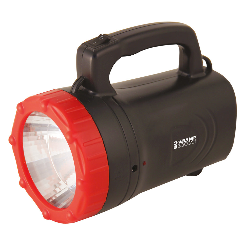 TORCIA RICARICABILE A LED 1 LED x 1W - lumen 90  - VELAMP