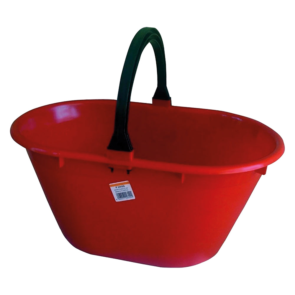 CESTO AGRICOLO OVALE cm. 50x30xh.24 - manico plastica  - ICS