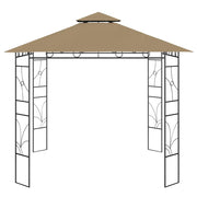 Gazebo 3x3x2,7 m Grigio Talpa 160 g/m² 313913