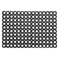 Zerbino Compos in gomma antiscivolo colore nero misura 40 x 60 cm