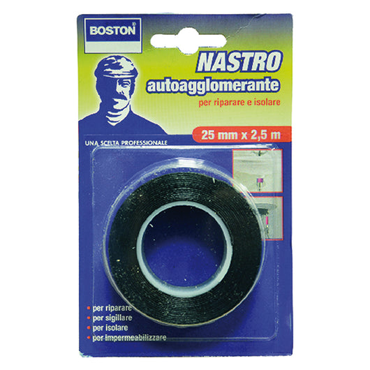 NASTRO AUTOAGGLOMERANTE mm 25 x mt. 2,5- 12 blister  - BOSTON
