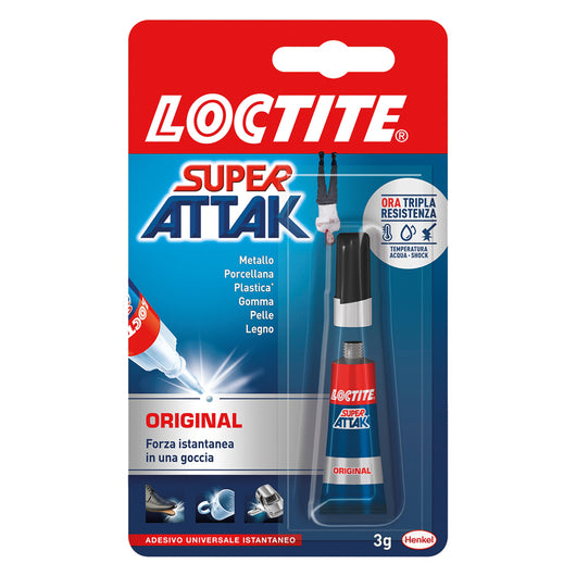 SUPER ATTAK 'ORIGINAL' gr.   3- 24 pezzi  - LOCTITE