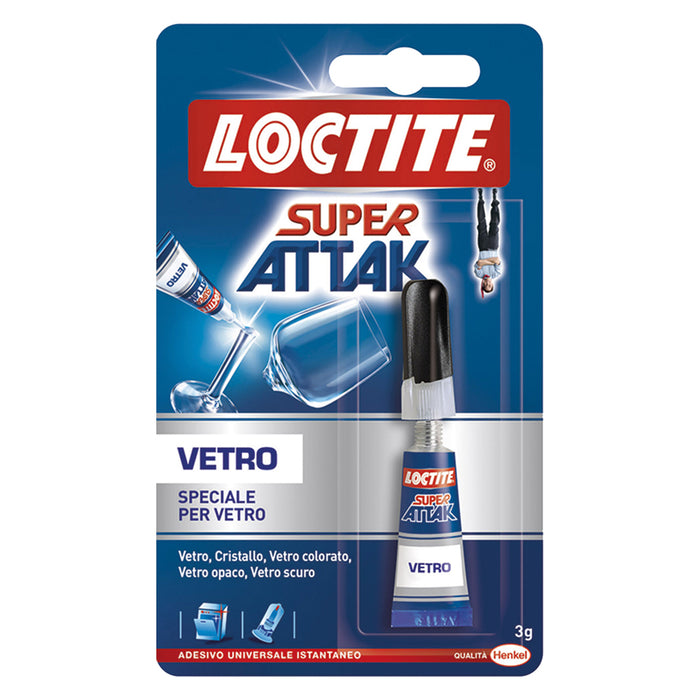 SUPER ATTAK VETRO gr 3- 24 pezzi  - LOCTITE
