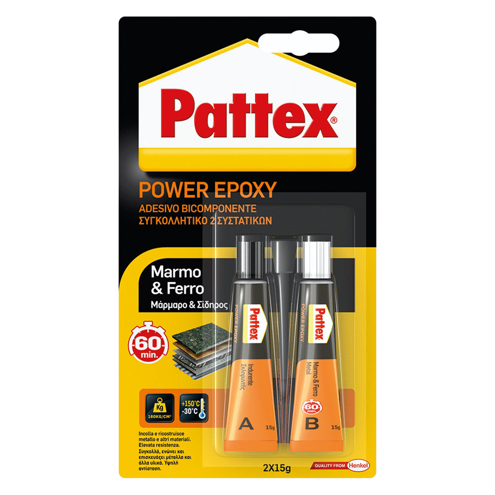 PATTEX POWER MARMO E FERRO gr. 30- 6 pezzi  - PATTEX