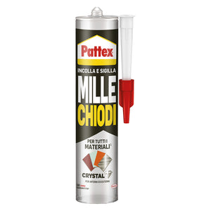 ADESIVO MILLECHIODI 'CRYSTAL' gr. 290  - PATTEX