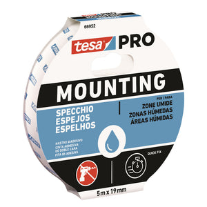 NASTRO BIADESIVO IN SCHIUMA PE '66952' mm 19 x mt. 5- 16 pezzi  - TESA