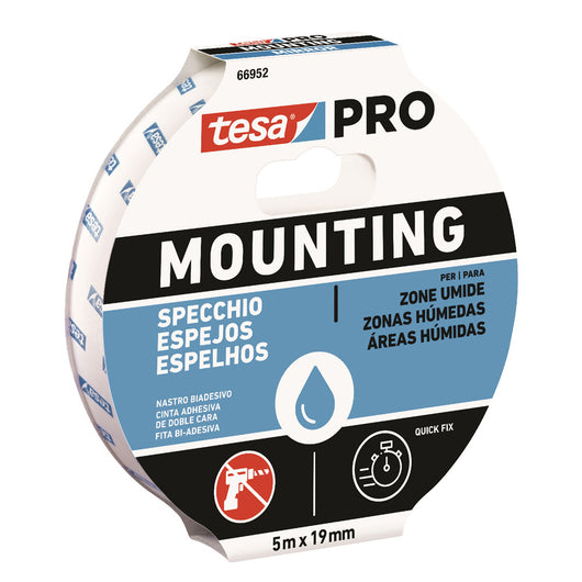 NASTRO BIADESIVO IN SCHIUMA PE '66952' mm 19 x mt. 5- 16 pezzi  - TESA