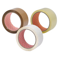 NASTRO PER IMBALLAGGIO mm 48 x mt. 66 bianco- 36 pezzi  - BOSTON