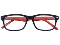 OCCHIALE LETTURA MONTATURA POLICARBONATO NERO/ROSSO B3  diottrie +1,0  31ZB3ORA100    ZIPPO