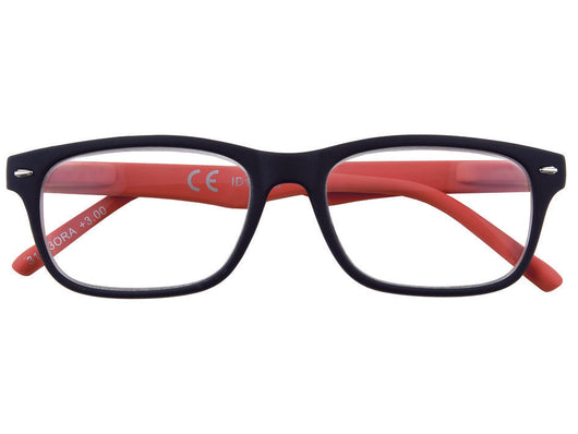 OCCHIALE LETTURA MONTATURA POLICARBONATO NERO/ROSSO B3  diottrie +1,0  31ZB3ORA100    ZIPPO