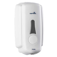 DISPENSER A MURO PER SAPONE IN SACCA 'T-SMALL' per saponi mousse - bianco  - NETTUNO