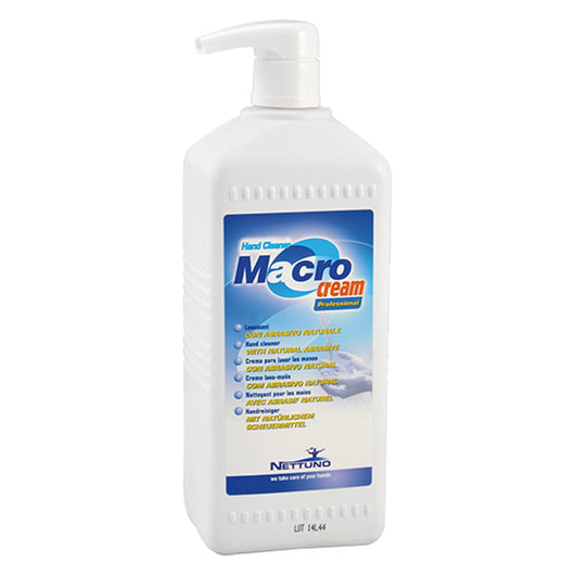 LAVAMANI IN CREMA 'MACROCREAM' ml 1000 - flacone  - NETTUNO