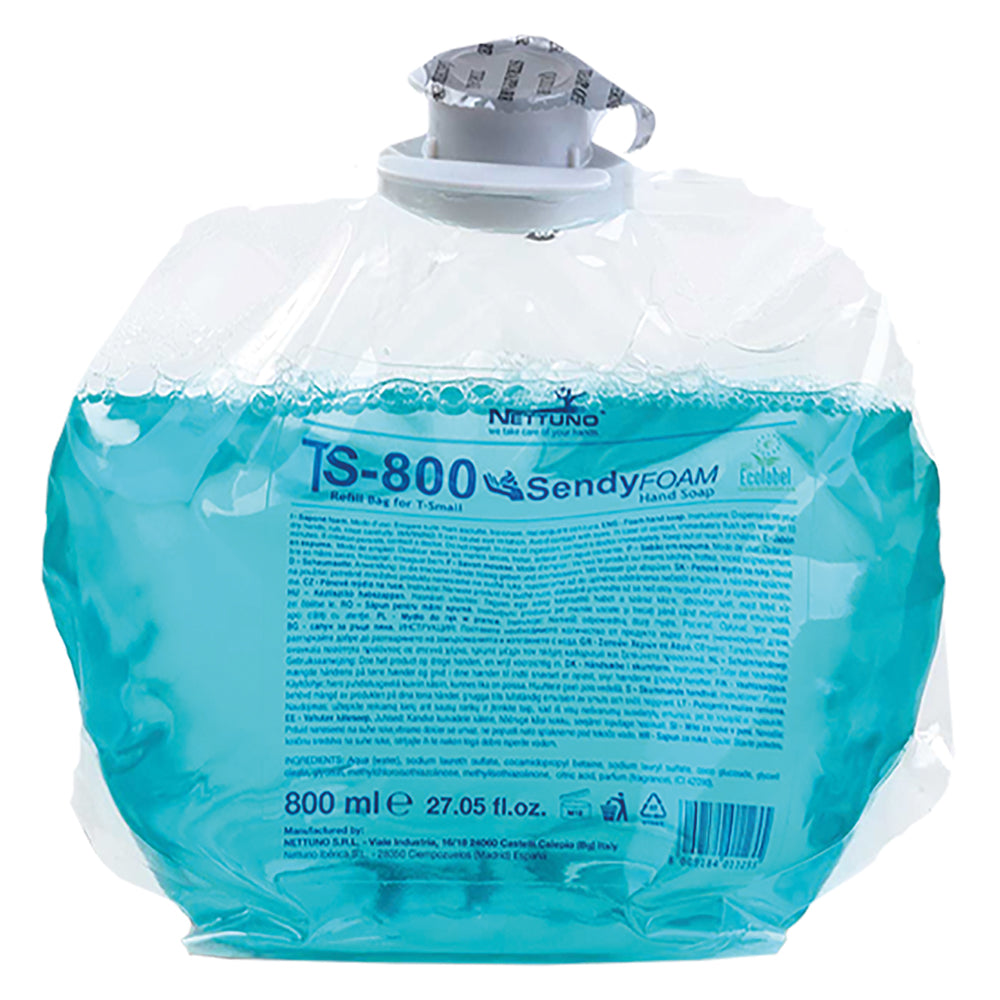 SAPONE MOUSSE 'SENDY FOAM' T-S800 ml 800- 6 pezzi  - NETTUNO