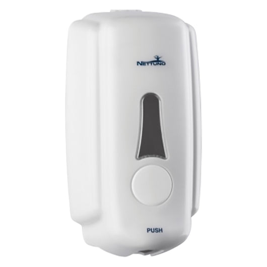 DISPENSER A MURO PER SAPONI IN TANICA 'T-SMALL REF colore bianco  - NETTUNO