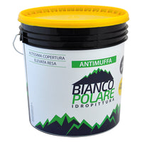 PITTURA AL QUARZO LISCIO ANTIMUFFA lt.  4  - BIANCO POLARE