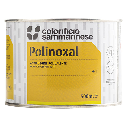 ANTIRUGGINE SINTETICA 'FINA' Lt. 0,25 Grigia- 12 pezzi  - COLORIFICIO SAMMARINESE