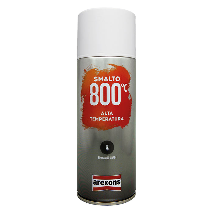 SMALTO SPRAY ALTA TEMPERATURA ml. 400 - trasparente- 6 pezzi  - AREXONS