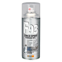 SMALTO SPRAY ZINCO 98% 'F93' ml 400- 12 pezzi  - FAREN