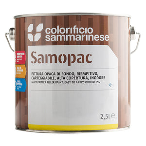 PITTURA OPACA DI FONDO 'SAMOPAC' Lt. 2,5  - COLORIFICIO SAMMARINESE