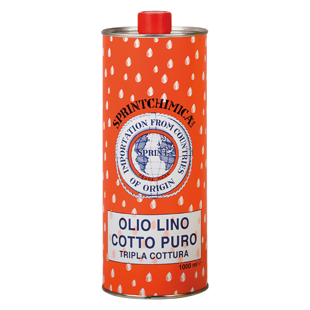 OLIO DI LINO COTTO Lt. 5- 4 pezzi  - SPRINTCHIMICA