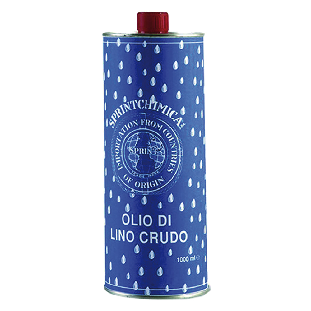 OLIO DI LINO CRUDO Lt. 1- 12 pezzi  - SPRINTCHIMICA