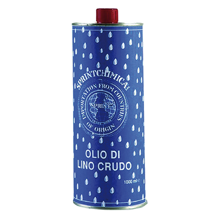OLIO DI LINO CRUDO Lt. 1- 12 pezzi  - SPRINTCHIMICA