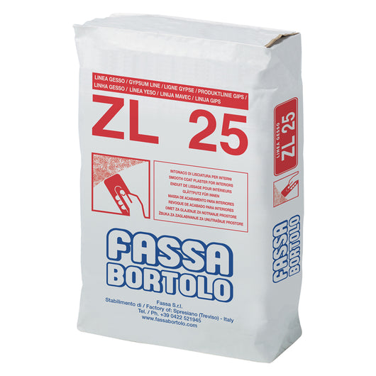 INTONACO DI LISCIATURA 'ZL 25' Kg.  5  - FASSABORTOLO
