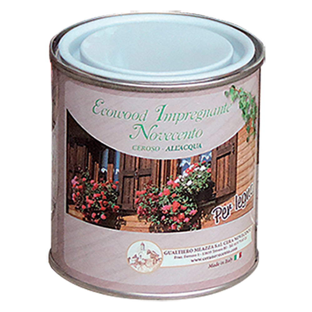 IMPREGNANTE CEROSO ALL'ACQUA Ecowood - ml. 750 noce medio  - NOVECENTO
