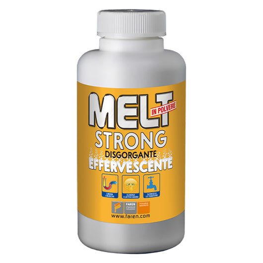 DISGORGANTE EFFERVESCENTE IN POLVERE 'MELT STRONG' gr 600- 12 pezzi  - FAREN
