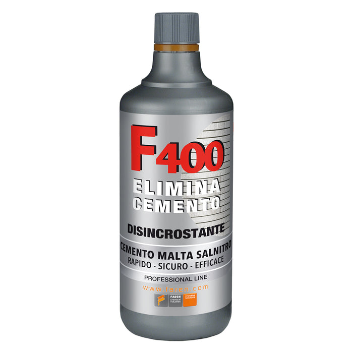 ACIDO DISINCROSTANTE PER CEMENTO 'F400' lt 1- 12 pezzi  - FAREN