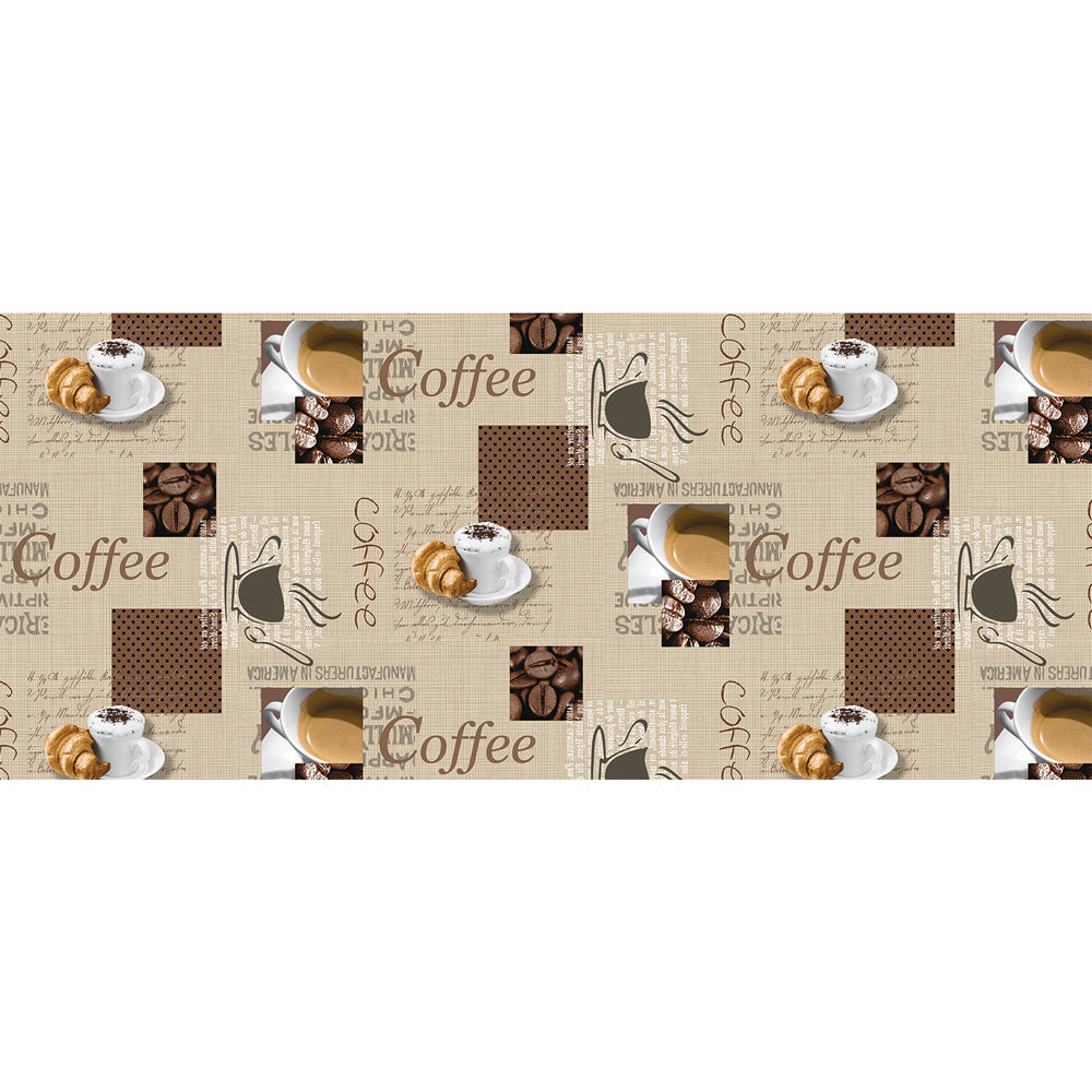TOVAGLIATO fantasia coffe caffè 'PHOTOPRINT' art.42Z/01  - BONITA