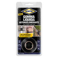 GOMMA LIQUIDA NASTRO AUTOAGGLOMERANTE mm 25 x 3 mt- 6 pezzi  - BOSTIK