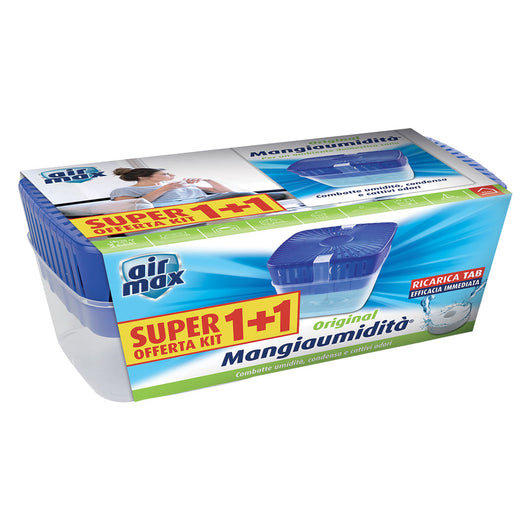 ASSORBIUMIDITA' KIT 'AIR MAX VORTEX' 2 dispositivi + tab 450 gr.  - AIRMAX
