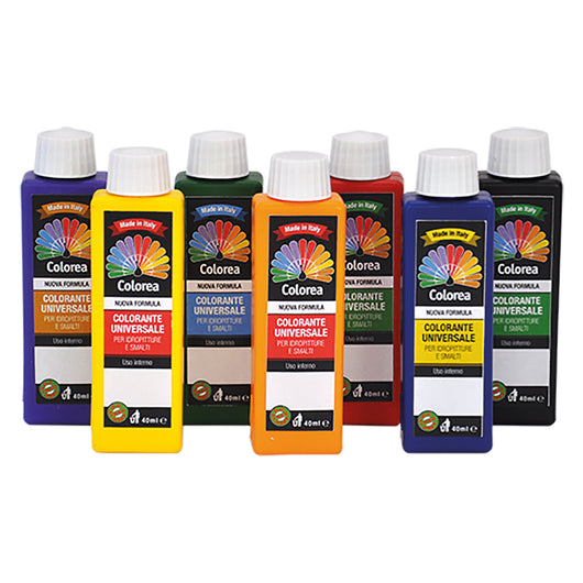 COLORANTE UNIVERSALE 'COLOREA' ml. 40 - N.110 Verde prato- 12 pezzi  - COLOREA